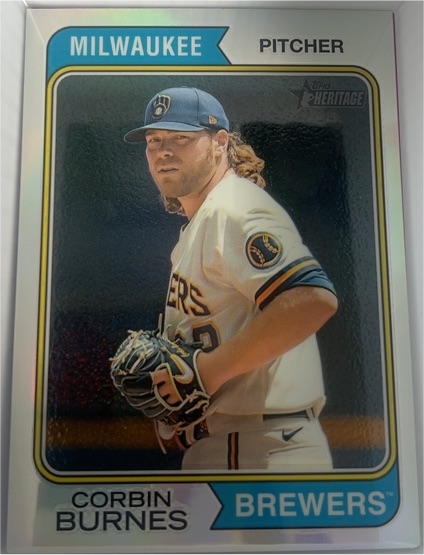 2023 Topps Heritage #261 Corbin Burnes — front