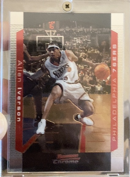 2004-05 Bowman Chrome #33 Allen Iverson — front