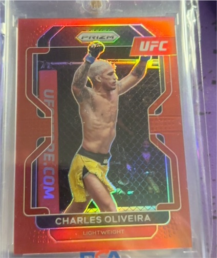 2022 Panini Prizm UFC #189 Charles Oliveira — front