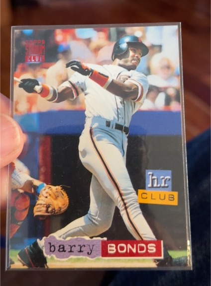 1994 Topps Stadium Club #259 Barry Bonds — front