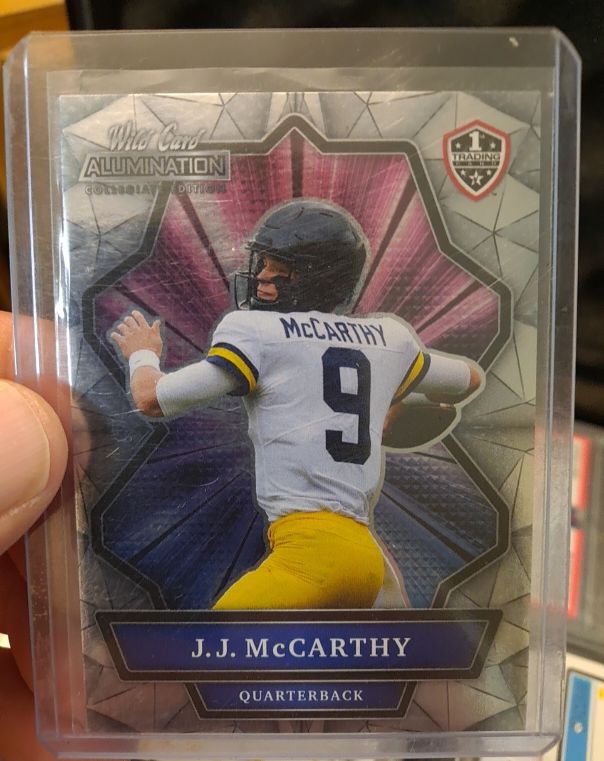 2021 Wild Card Alumination #ANBC-1 J.J. McCarthy — front