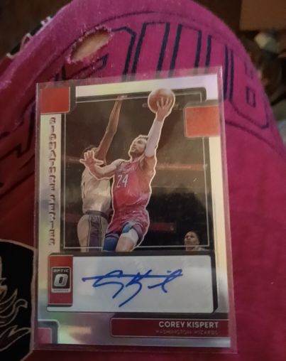 2022-23 Panini Donruss Optic Signature Series #SS-CKP Corey Kispert — front