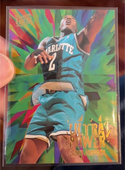 1995-96 Fleer Ultra #3 Larry Johnson — front