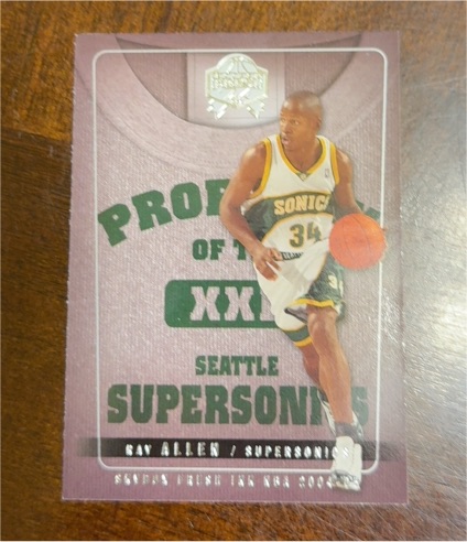 2004-05 Skybox Fresh Ink Property Of #PO-RA Ray Allen — front