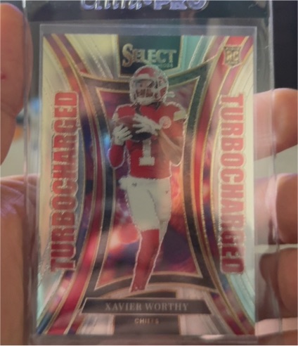 2024 Panini Select #14 Xavier Worthy Turbocharged Rookie — front