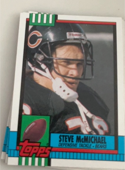 1990 Topps #370 Steve McMichael — front