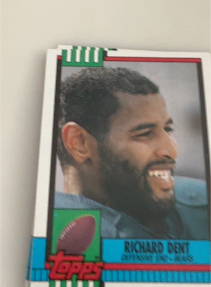 1990 Topps #376 Richard Dent — front
