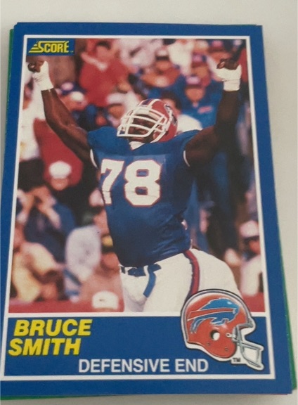 1989 Score #19 Bruce Smith — front
