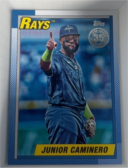 2025 Topps Series 2 #90B2-45 Junior Caminero — front
