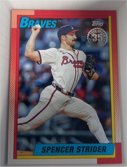 2025 Topps Series 2 1990 Topps Baseball #90B2-32 Spencer Strider — front