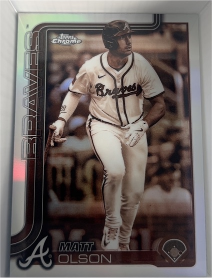 2025 Topps Chrome #193 Matt Olson — front