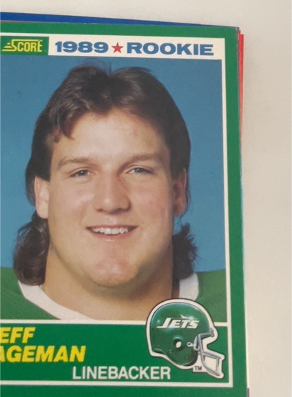 1989 Score #267 Jeff Lageman — front