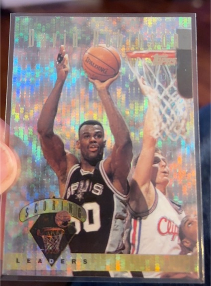 1995-96 Topps #8 David Robinson — front