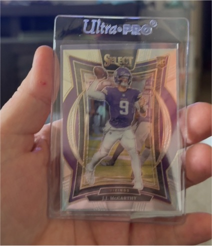 2024 Panini Select Concourse #24 J.J. McCarthy Rookie Card — front