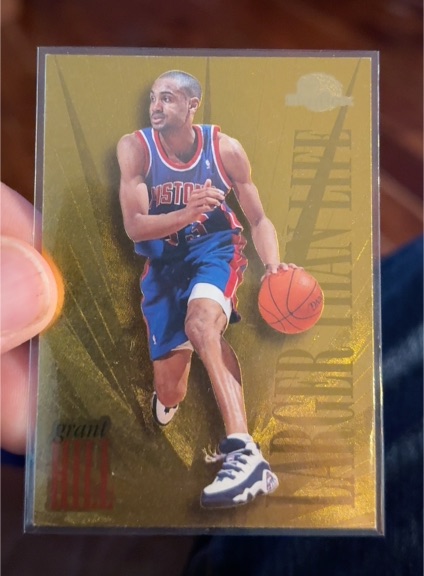 1995-96 Skybox Larger Than Life #L3 Grant Hill — front
