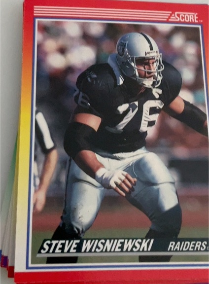 1990 Score #263 Steve Wisniewski — front