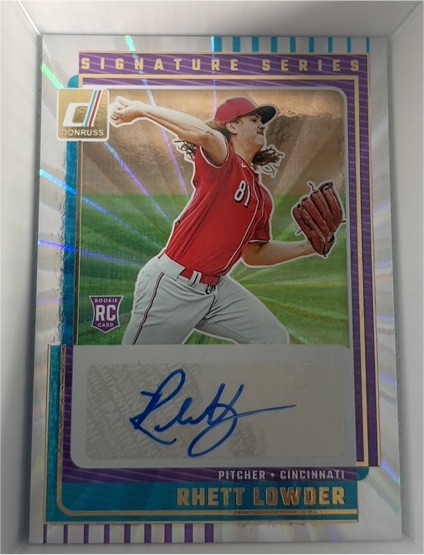 2025 Donruss Signature Series #Rhett Lowder — front