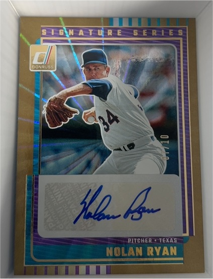 2025 Donruss Signature Series Nolan Ryan #Signature Series — front