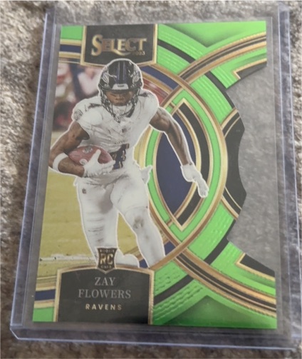 2023 Panini Select Premier Level #157 Zay Flowers — front