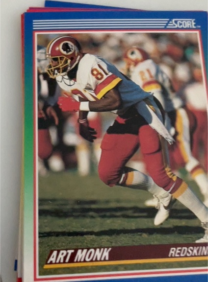 1990 Score #12 Art Monk — front