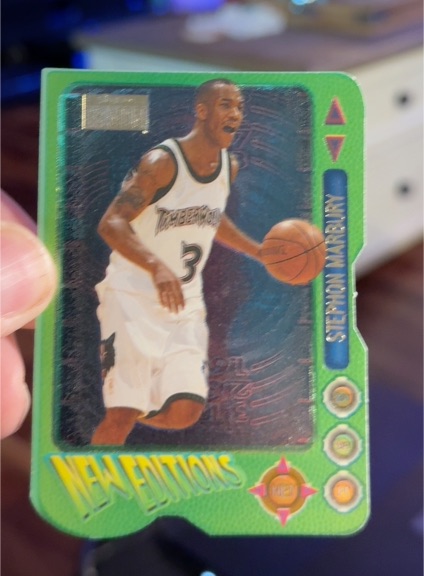 1996-97 Skybox Premium New Editions #8 Stephon Marbury — front