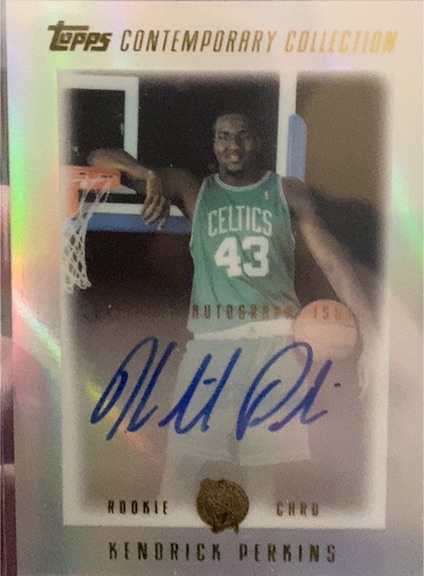 2003 Topps Contemporary Collection #Kendrick Perkins Rookie Auto — front