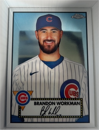 2021 Topps Chrome Platinum Anniversary #449 Brandon Workman — front