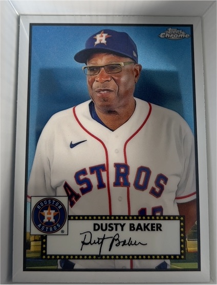2021 Topps Chrome Platinum Anniversary #583 Dusty Baker — front