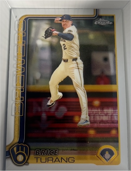 2025 Topps Chrome #45 Brice Turang — front