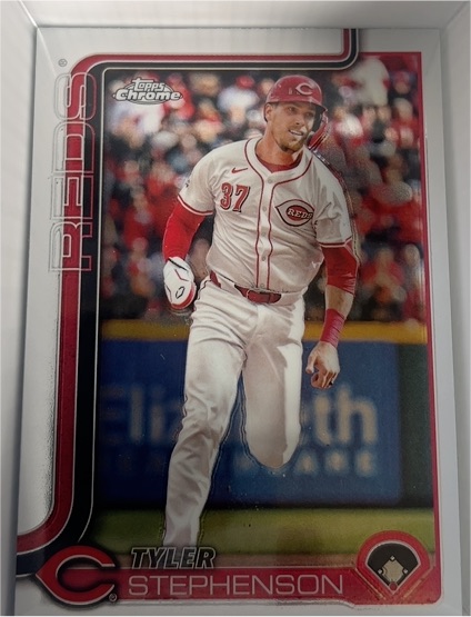 2025 Topps Chrome #112 Tyler Stephenson — front