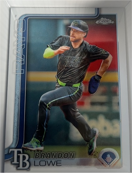 2025 Topps Chrome #113 Brandon Lowe — front
