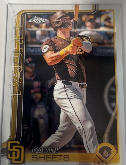 2025 Topps Chrome #158 Gavin Sheets — front
