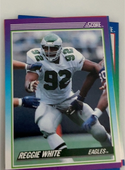 1990 Score #203 Reggie White — front