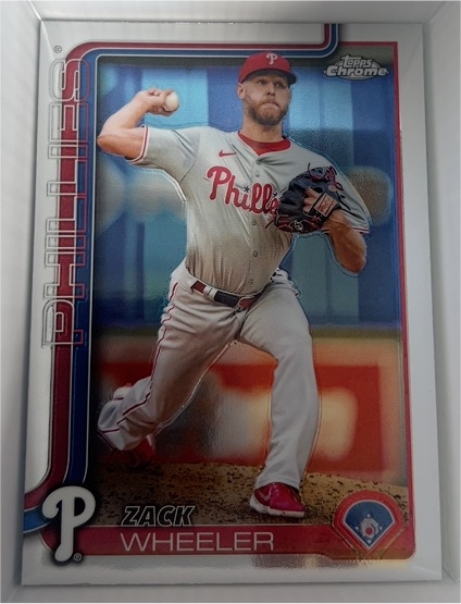2025 Topps Chrome #218 Zack Wheeler — front