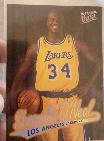 1996-97 Fleer Ultra #55 Shaquille O'Neal — front