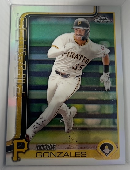 2025 Topps Chrome #222 Nick Gonzales — front