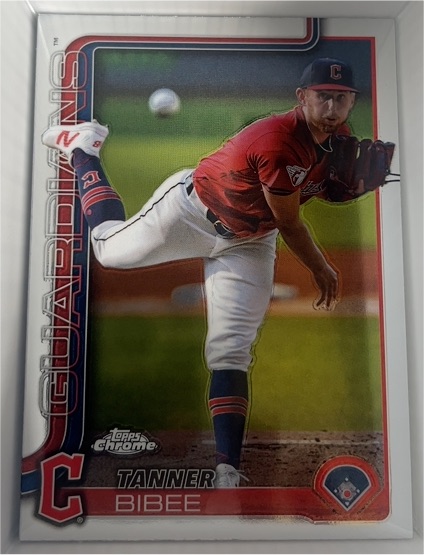2025 Topps Chrome #164 Tanner Bibee — front