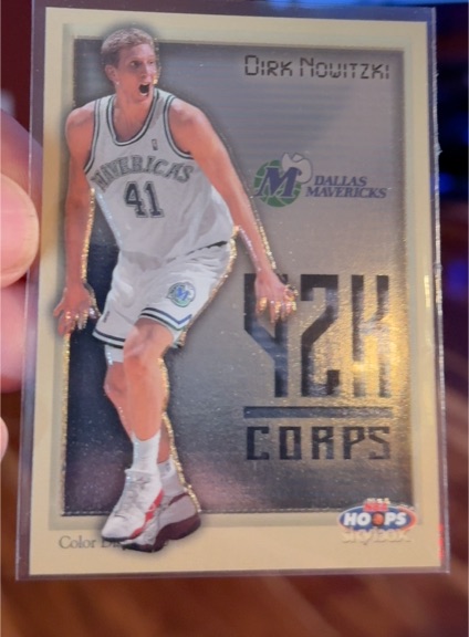 1999-00 Skybox NBA Hoops Y2K Corps #4Y2K Dirk Nowitzki — front