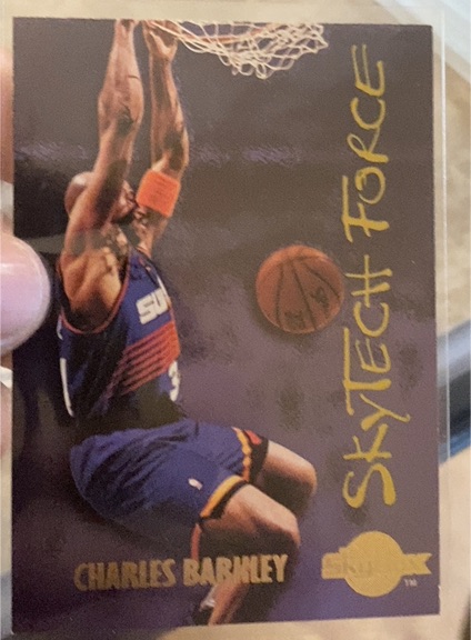 1994-95 SkyBox Premium #SF3 Charles Barkley SkyTech Force — front