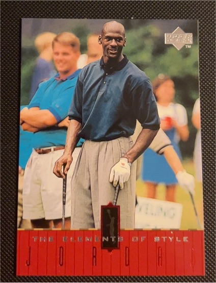 1998 Upper Deck Elements of Style #125 Michael Jordan — front