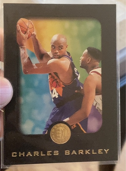 1995-96 SkyBox E-XL #64 Charles Barkley — front