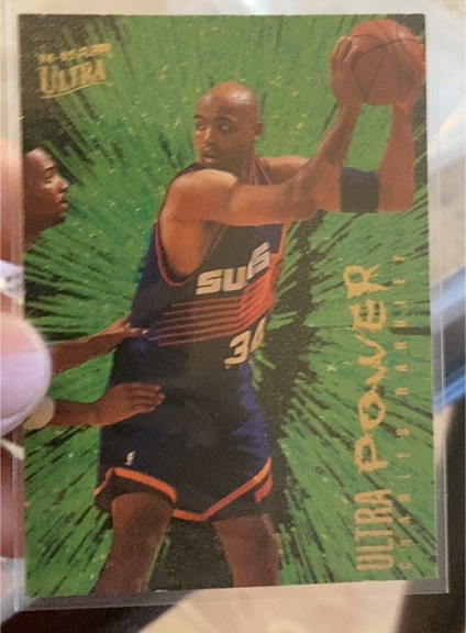 1994-95 Fleer Ultra #1 Charles Barkley Ultra Power — front