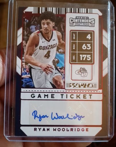 2020 Panini Contenders Draft Picks #126 Ryan Woolridge — front