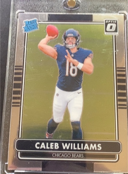 2024 Donruss Optic #1 Caleb Williams 2014 Retro Series — front