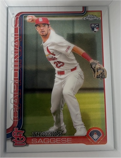 2025 Topps Chrome #87 Thomas Saggese — front