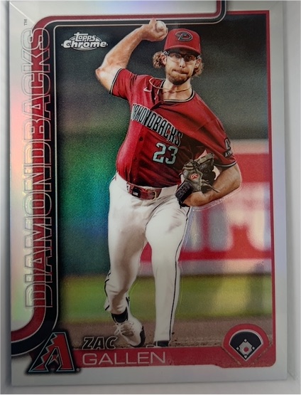 2025 Topps Chrome #4 Zac Gallen — front