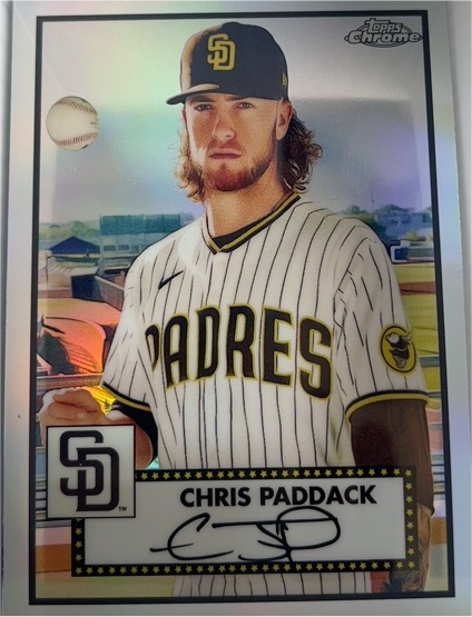 2021 Topps Chrome Platinum Anniversary #313 Chris Paddack — front