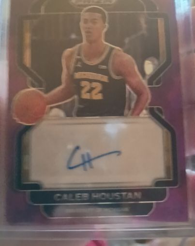 2022-23 Panini Prizm Draft Picks #DP-HOU Caleb Houstan — front