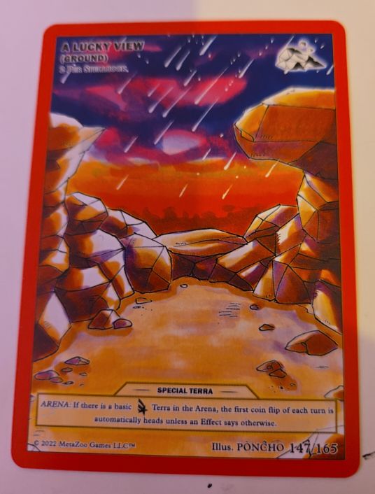 MetaZoo UFO: First Edition A Lucky View (Ground) #147 — front