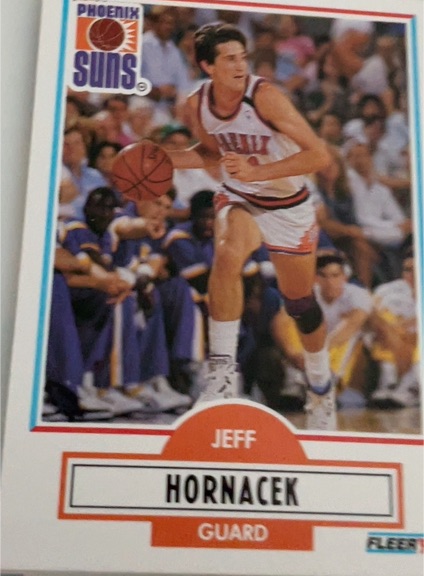 1990-91 Fleer #147 Jeff Hornacek Phoenix Suns — front